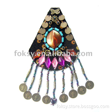 Handmade beads motif